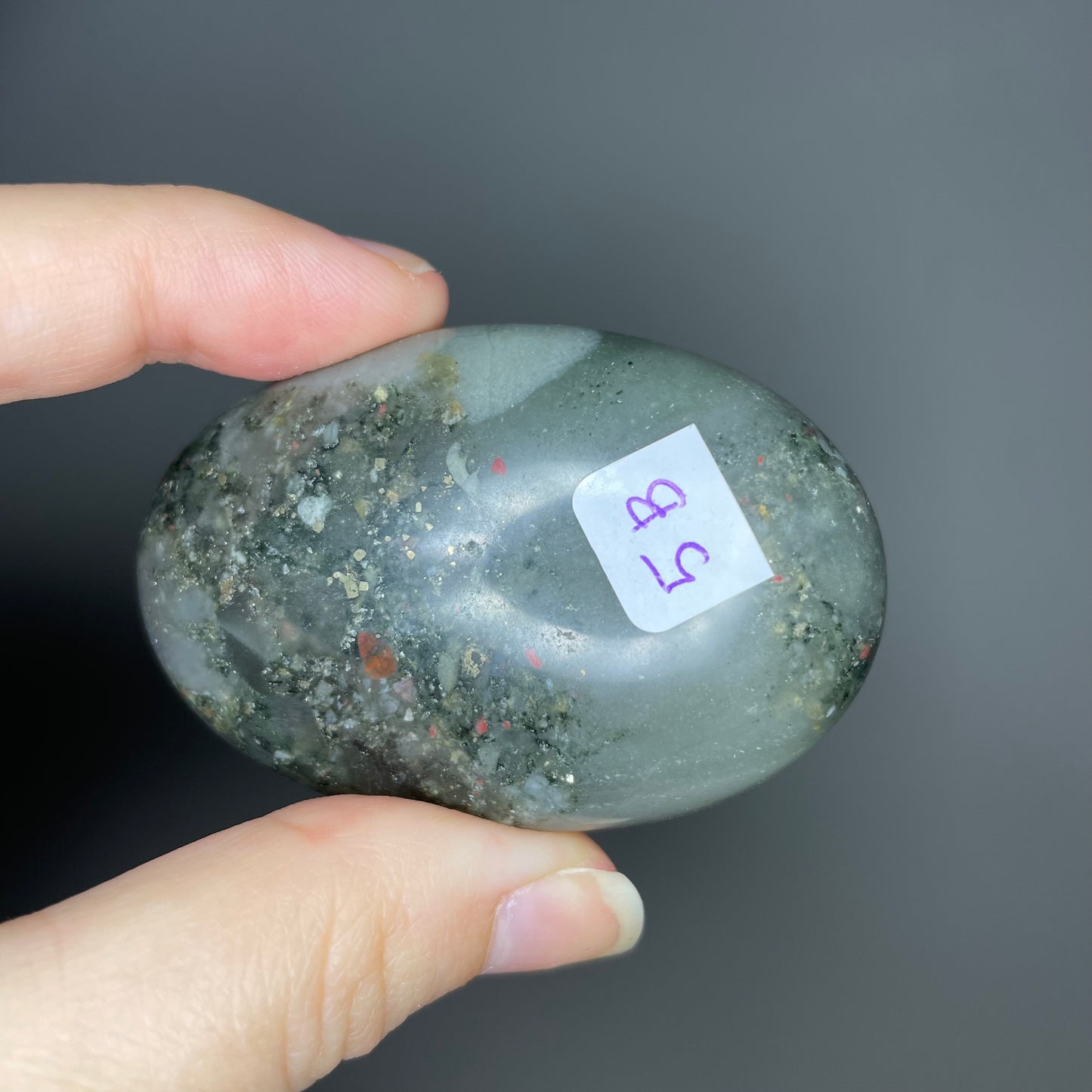 Bloodstone Palm Stones