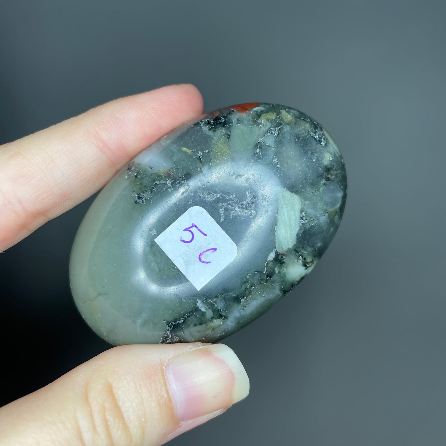 Bloodstone Palm Stones