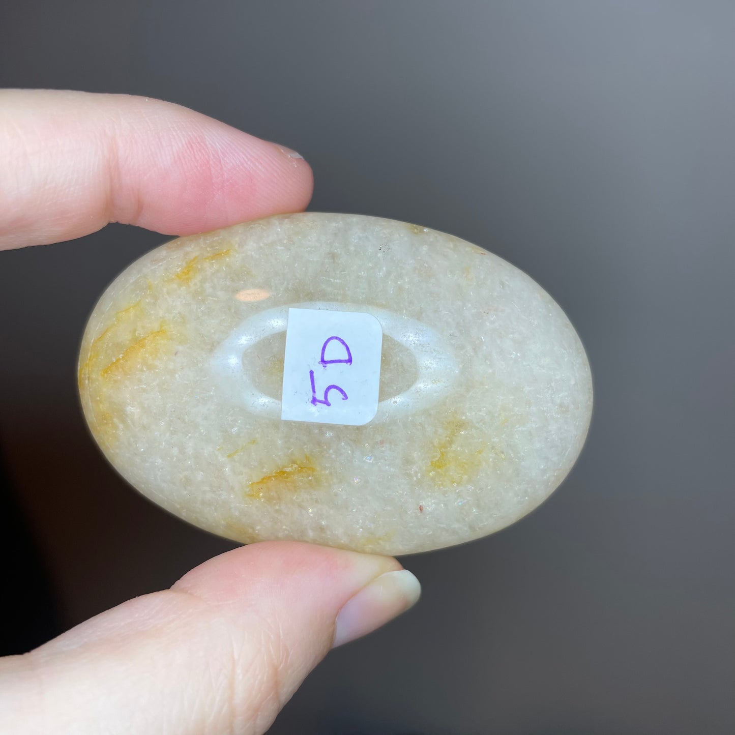 Peach Aventurine Palm Stones