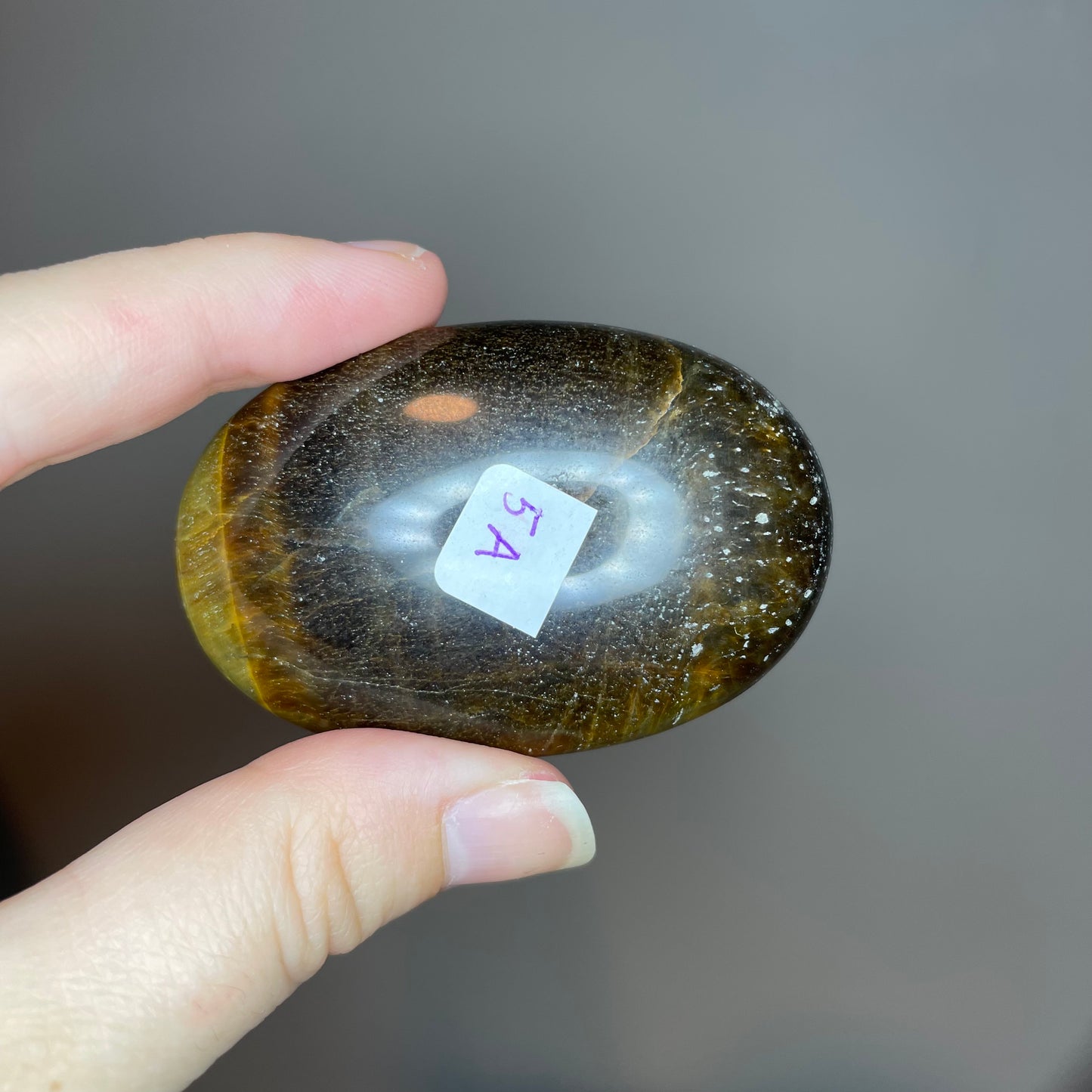 Tiger Eye Palm Stones
