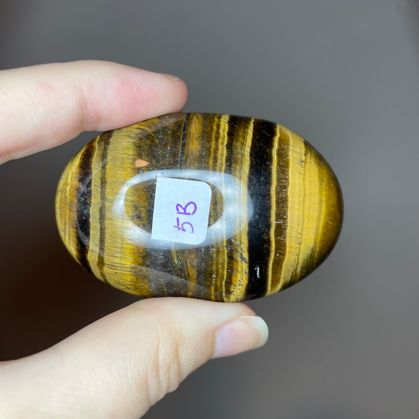 Tiger Eye Palm Stones
