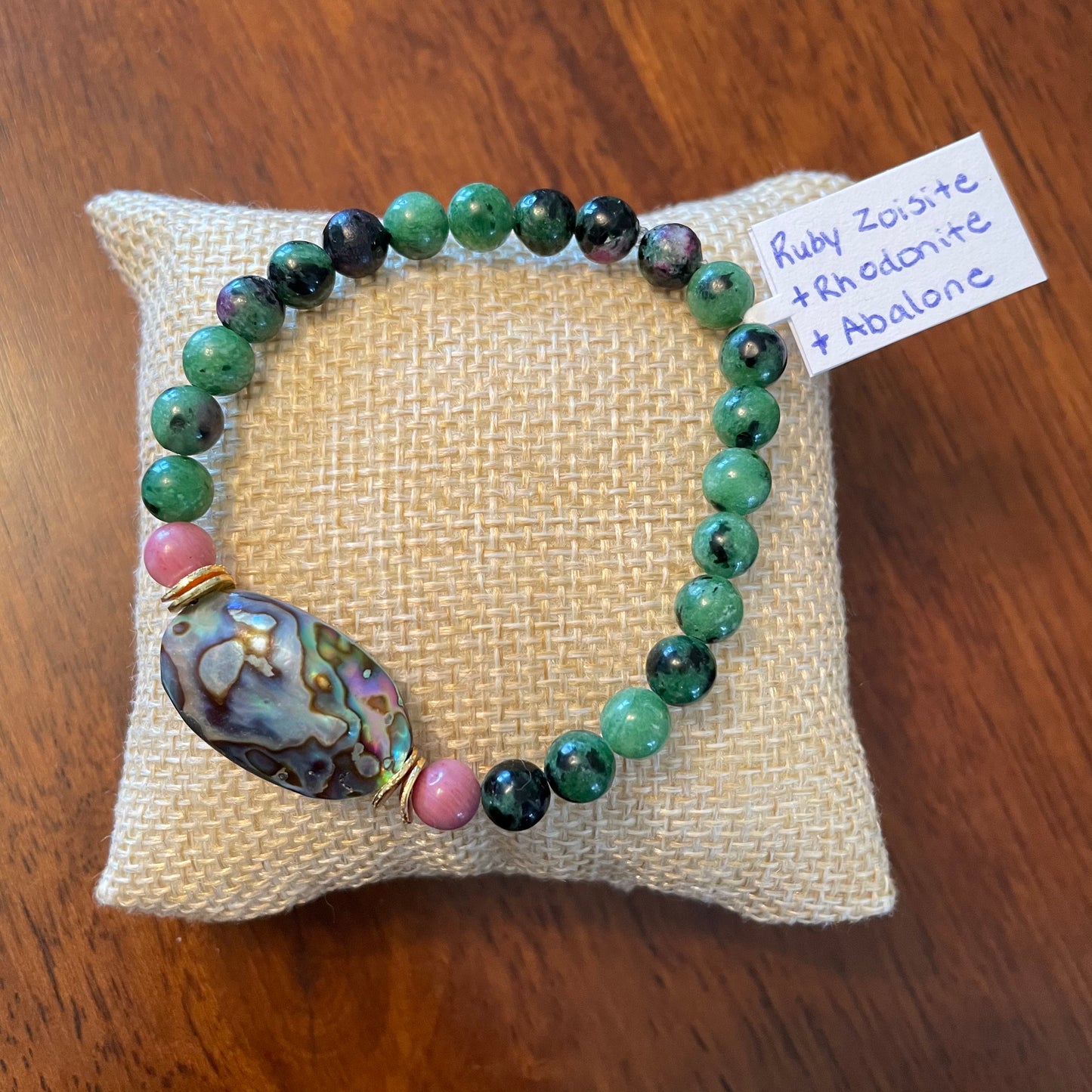 Ruby Zoisite Bracelet