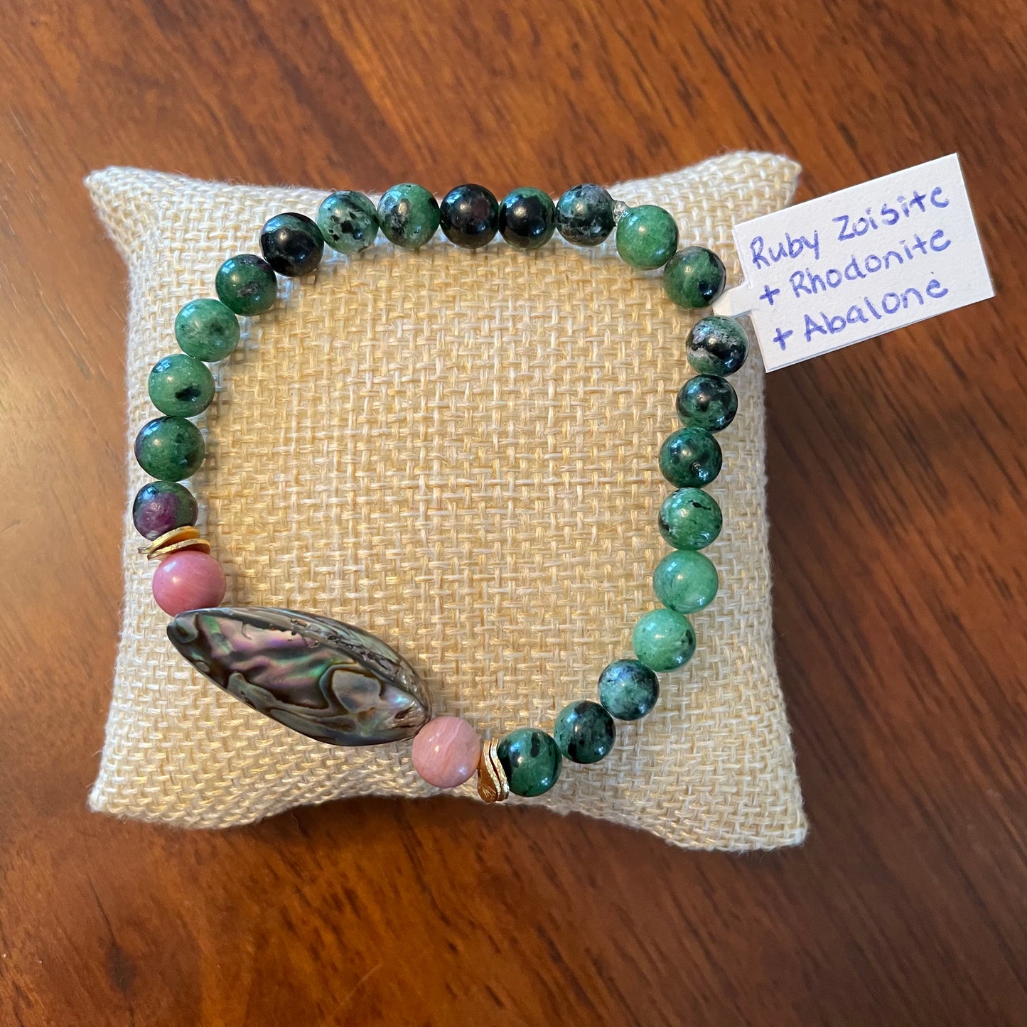 Ruby Zoisite Bracelet