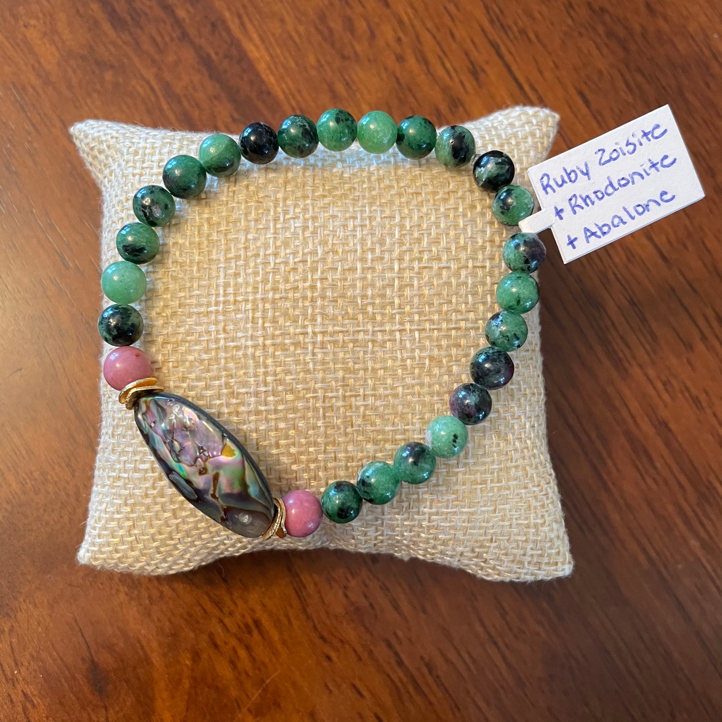 Ruby Zoisite Bracelet