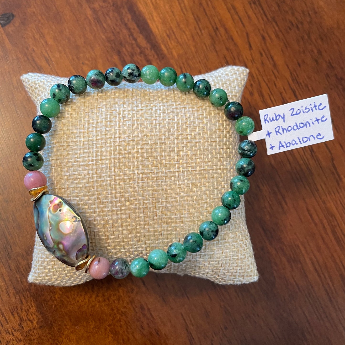 Ruby Zoisite Bracelet
