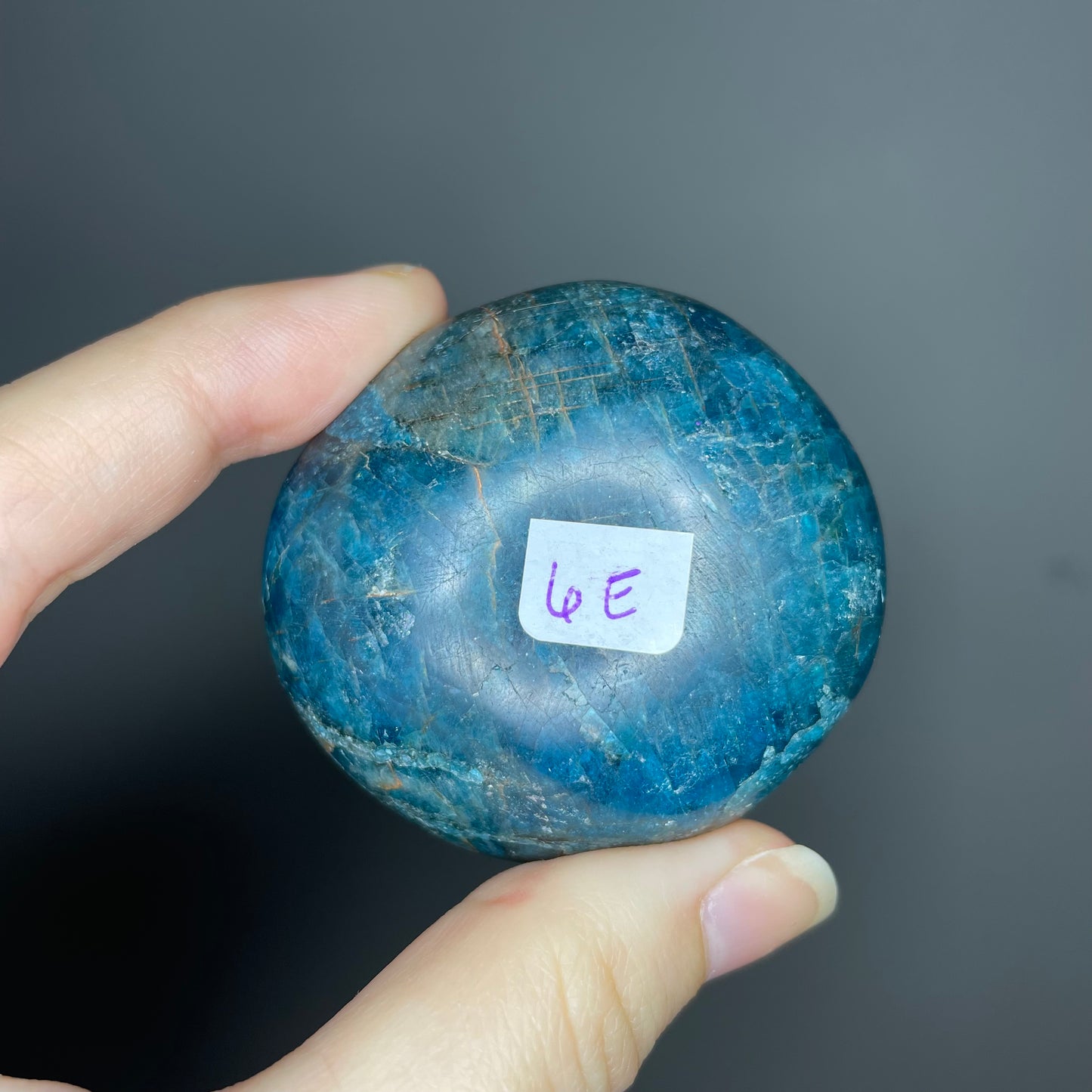 Blue Apatite Palm Stones