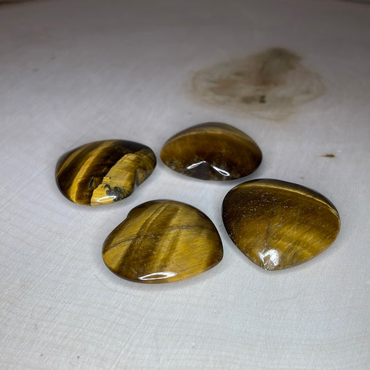 Tiger Eye Hearts