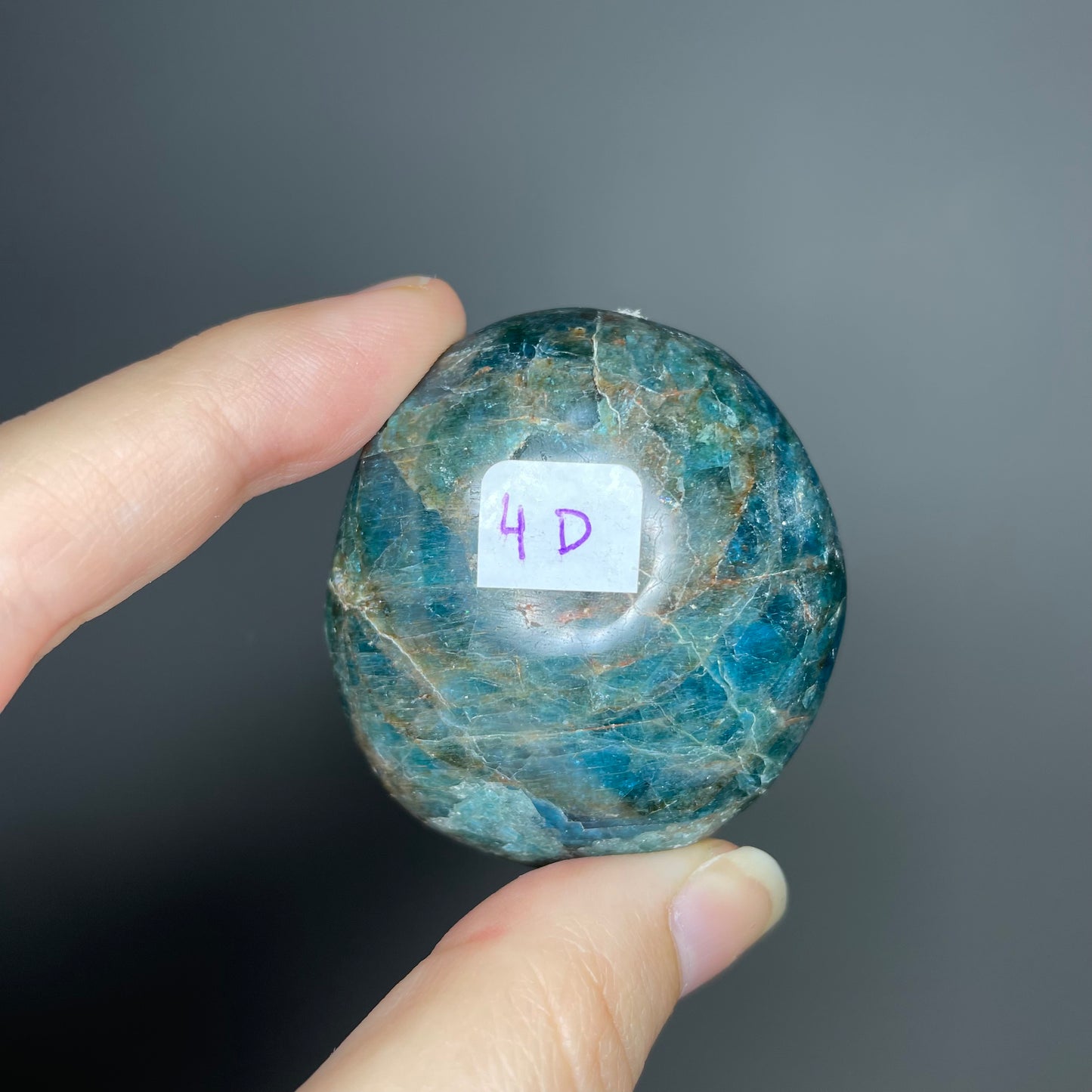 Blue Apatite Palm Stones