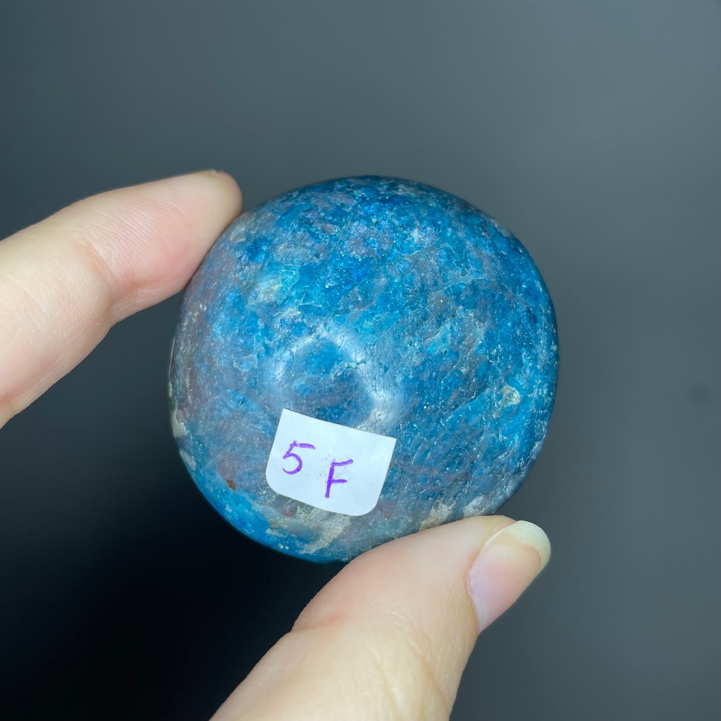 Blue Apatite Palm Stones