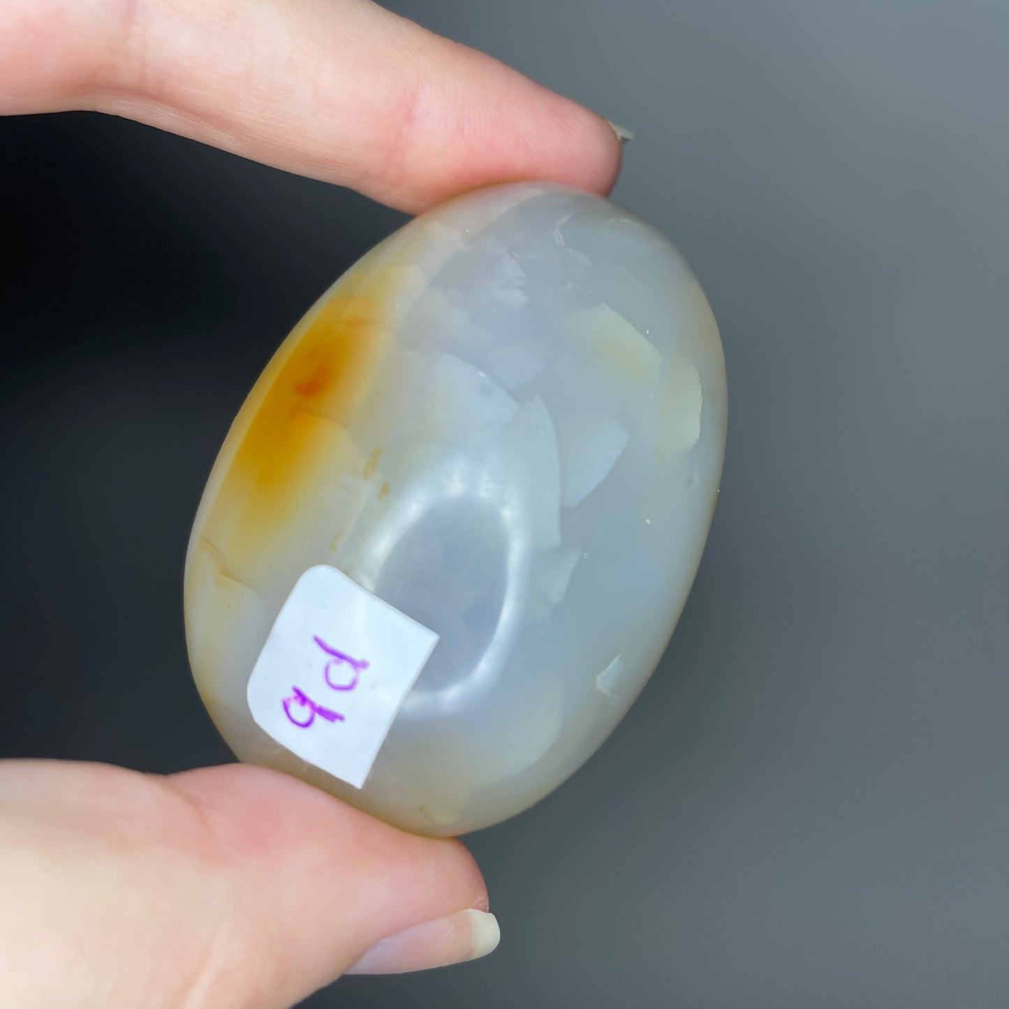 Carnelian Palm Stone