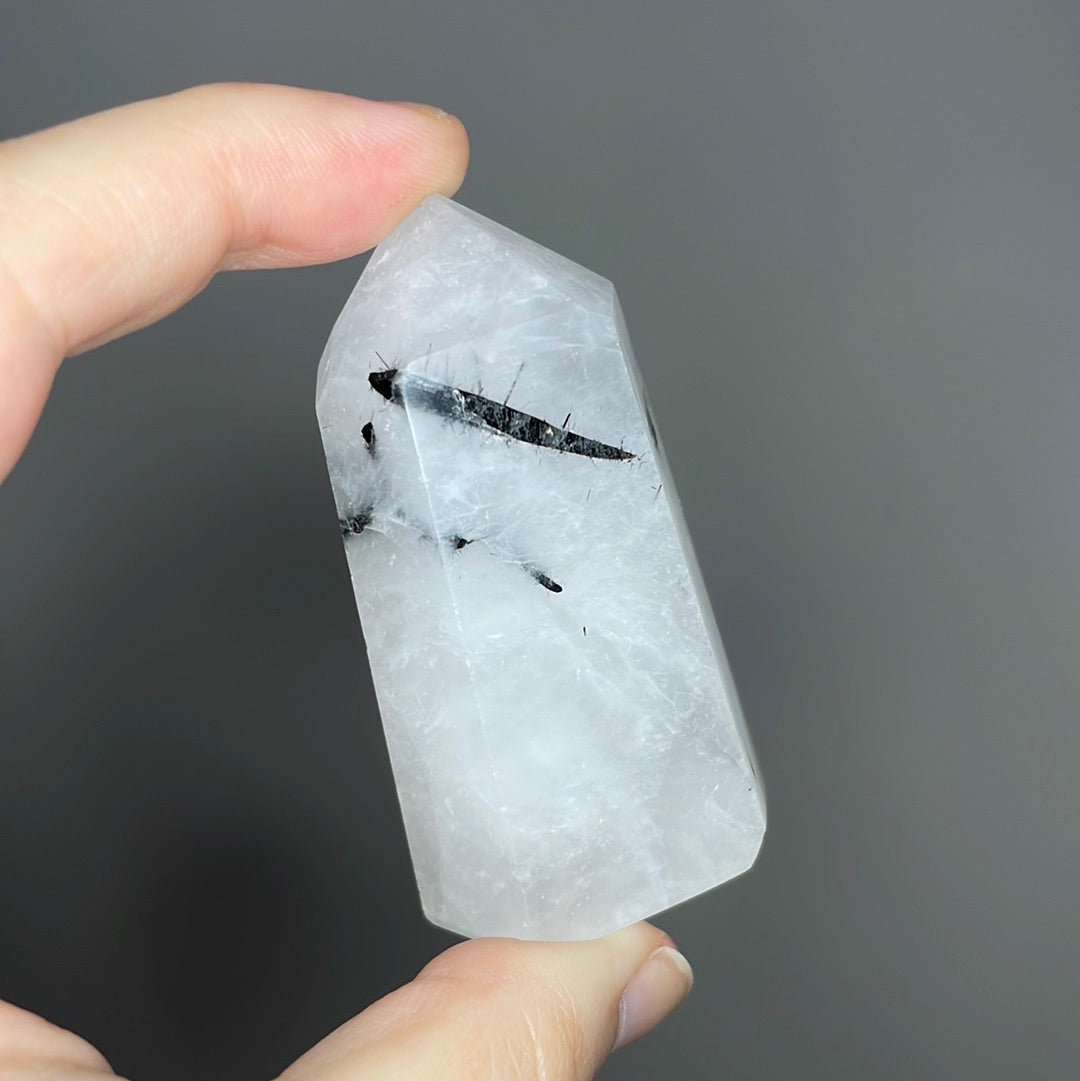 Black Tourmaline in Quartz Towers