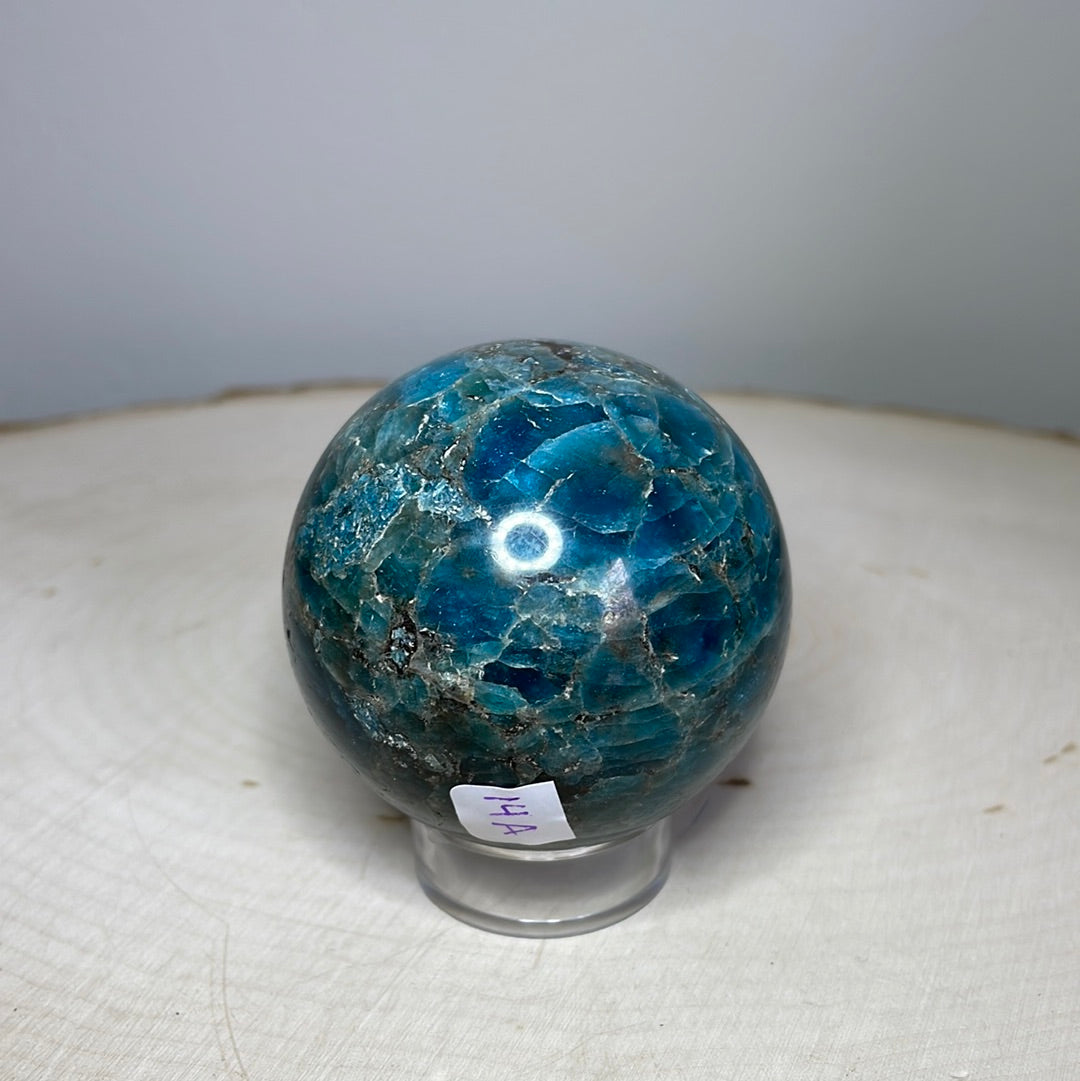 Blue Apatite Spheres