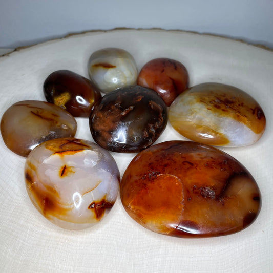 Carnelian Palm Stone