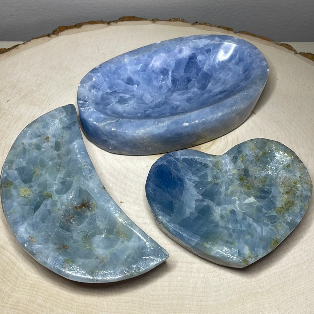 Blue Calcite Bowls