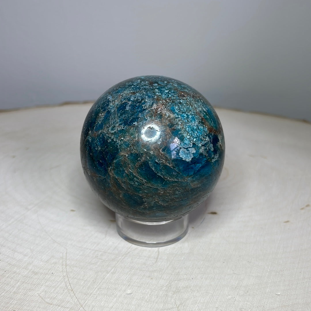 Blue Apatite Spheres