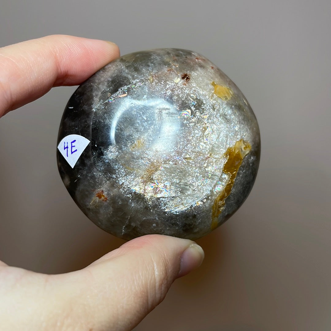 Black Moonstone Palm Stone