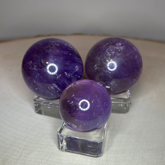 Ametrine Spheres