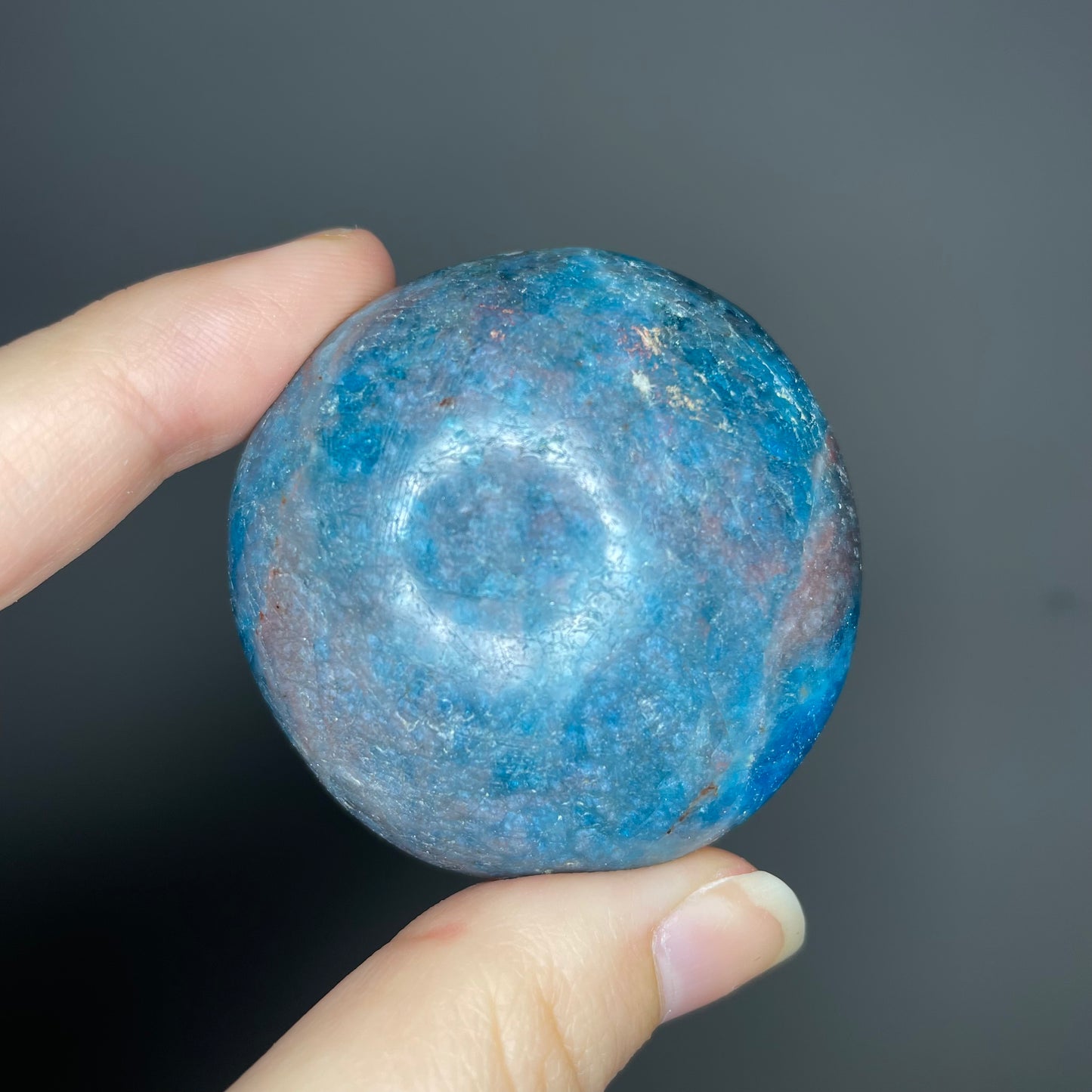 Blue Apatite Palm Stones