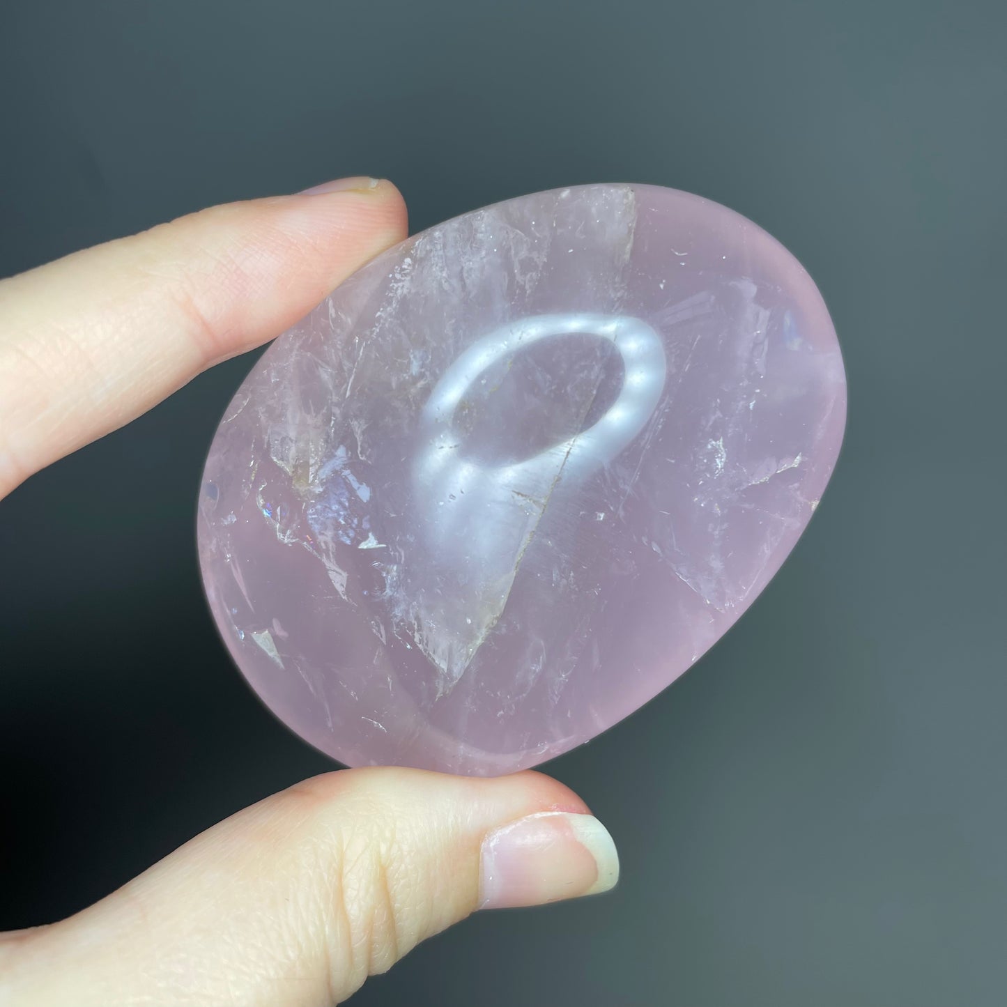 Rose Quartz Palm Stones