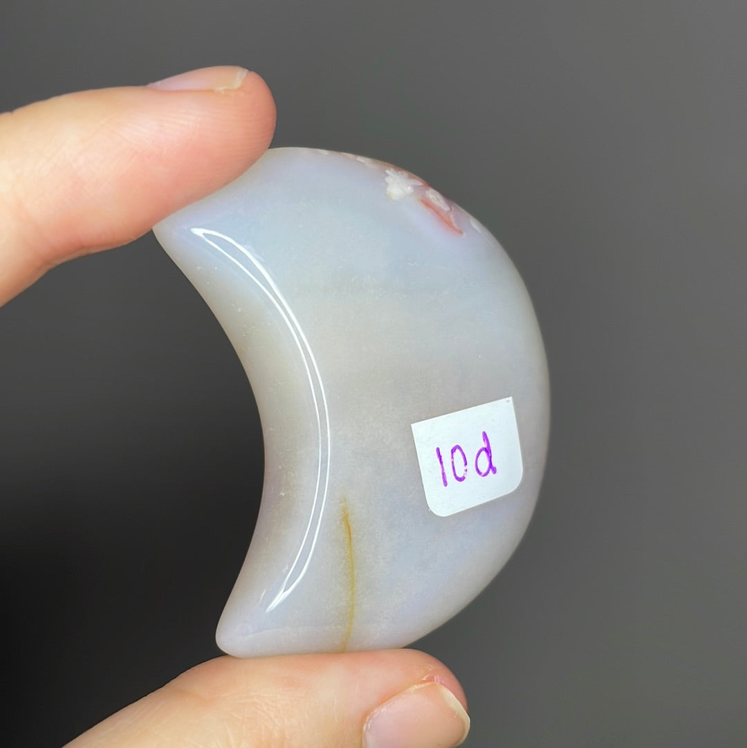 Flower Agate Moons