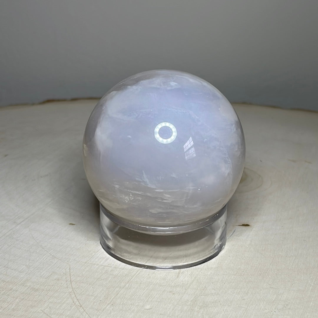 Blue Rose Quartz Spheres