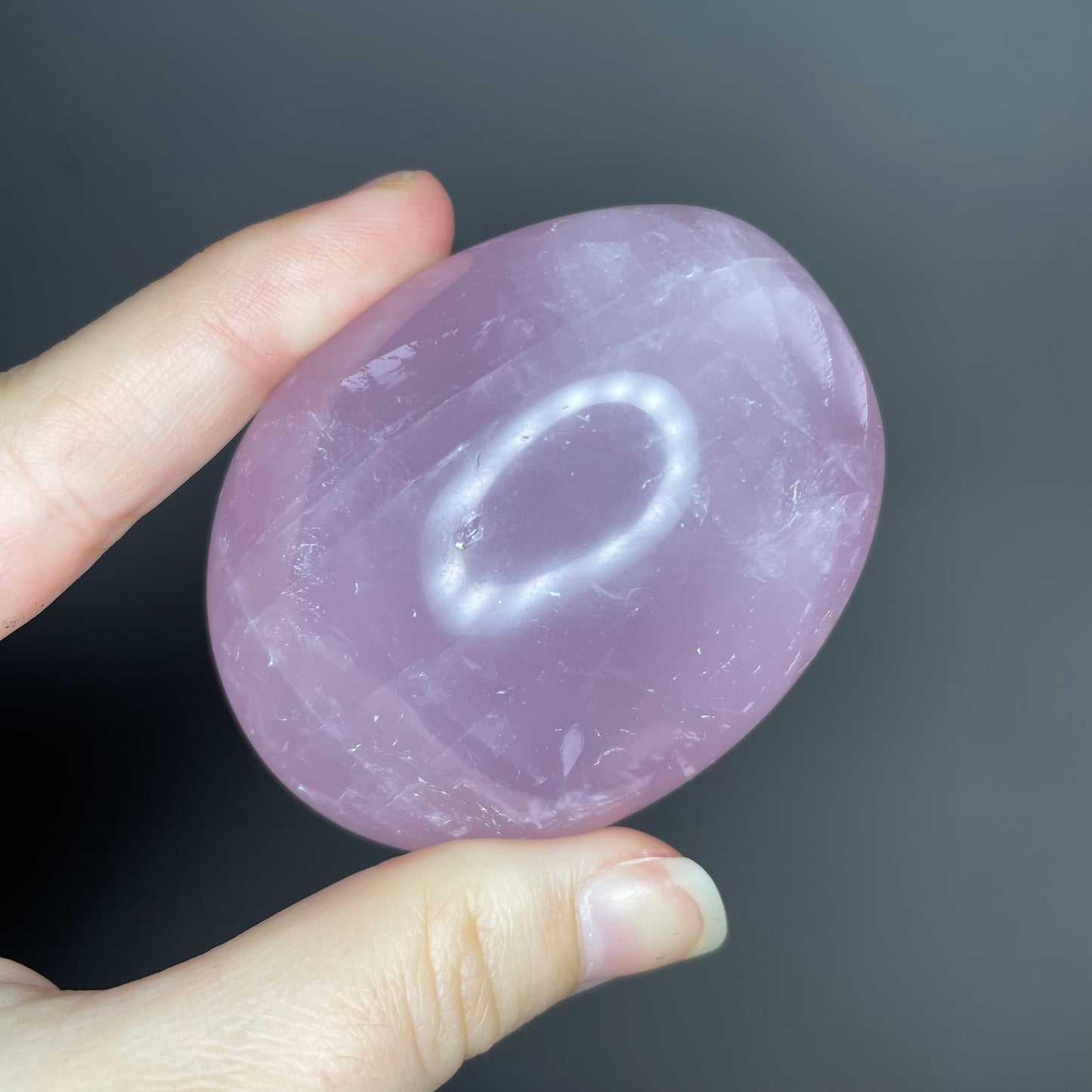 Rose Quartz Palm Stones