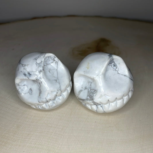 Howlite Jack Skull