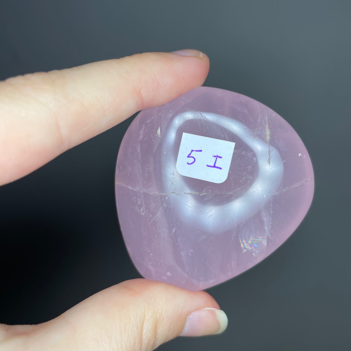 Rose Quartz Palm Stones