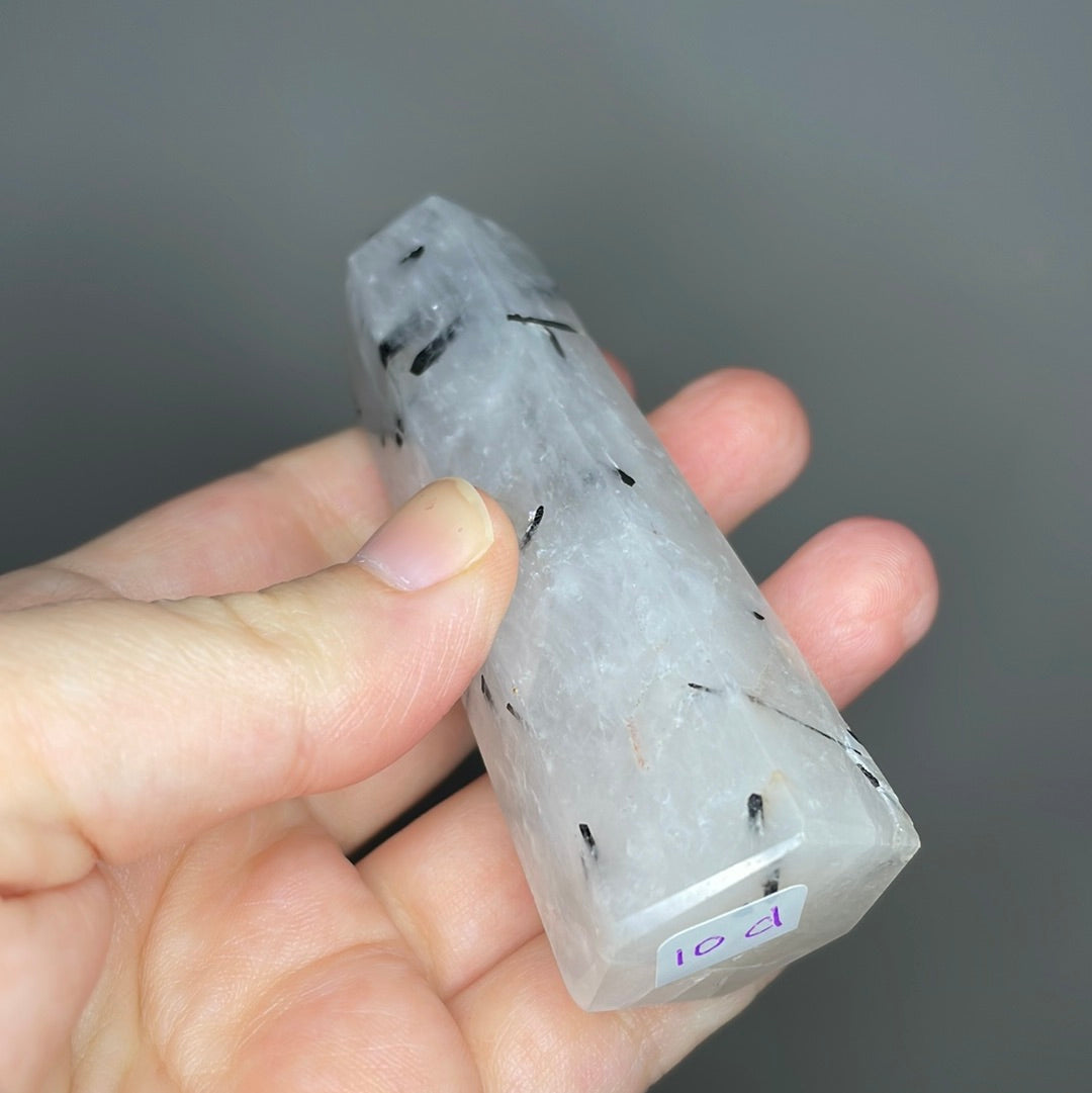 Black Tourmaline in Quartz Towers