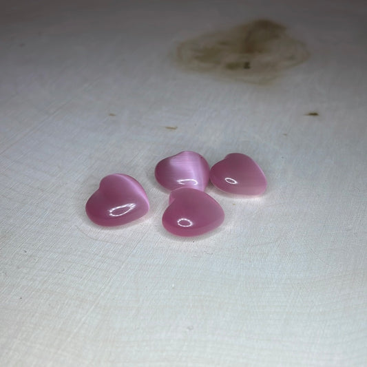 Cat's Eye Mini Heart - Pink