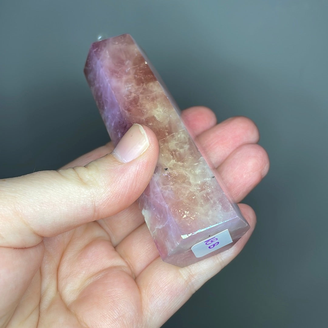 Aura Rose Quartz Towers