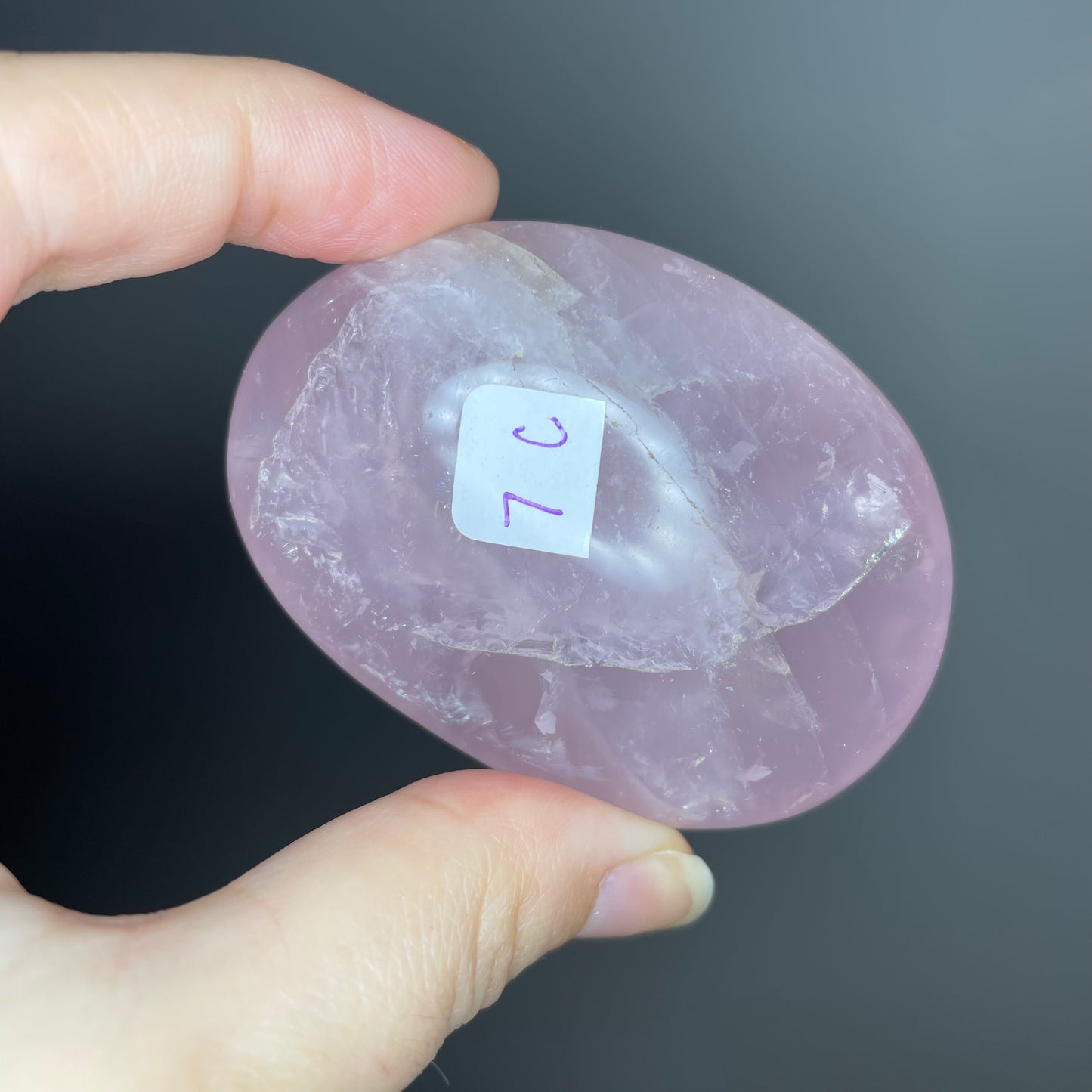 Rose Quartz Palm Stones