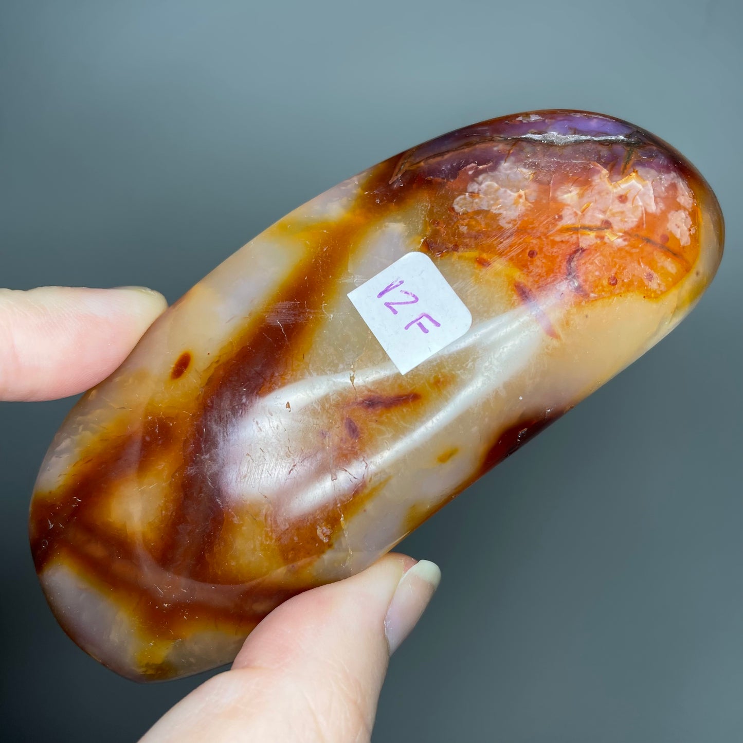 Carnelian Palm Stone