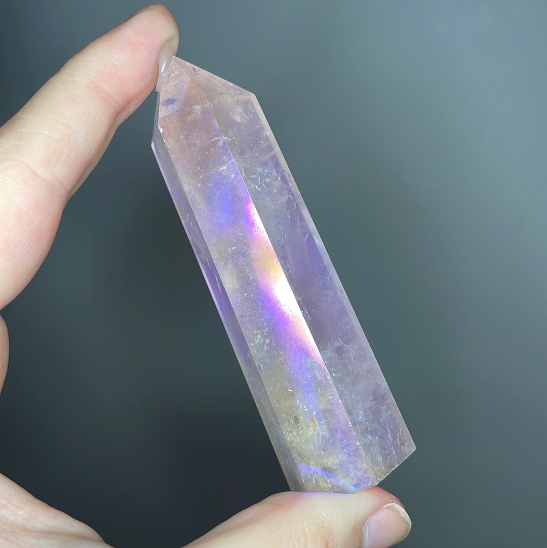 Aura Rose Quartz Towers