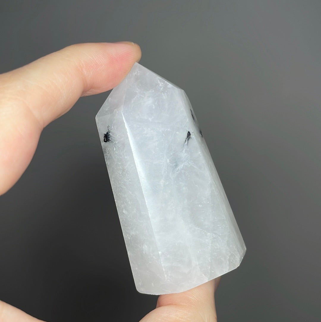 Black Tourmaline in Quartz Towers