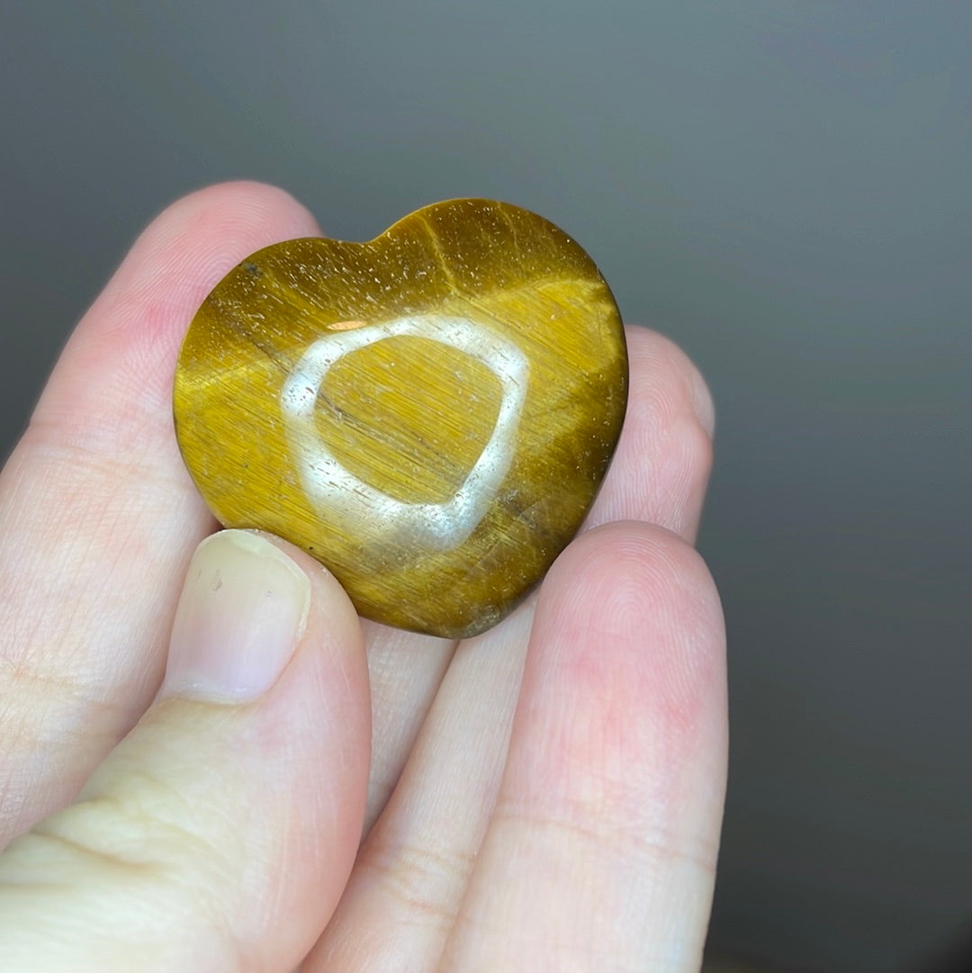 Tiger Eye Hearts