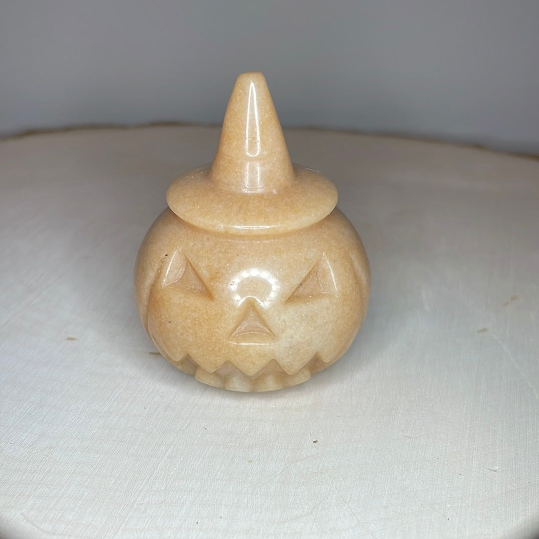 Peach Aventurine Pumpkin