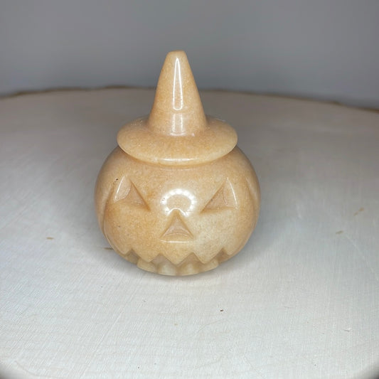 Peach Aventurine Pumpkin