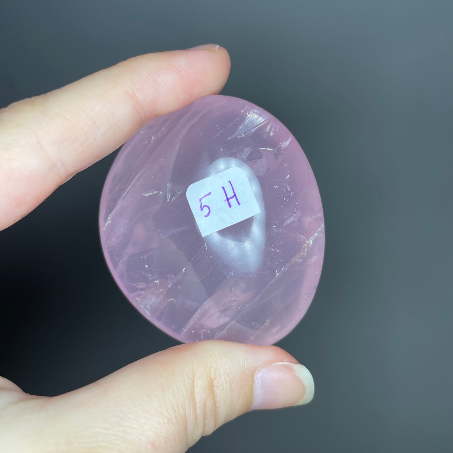 Rose Quartz Palm Stones