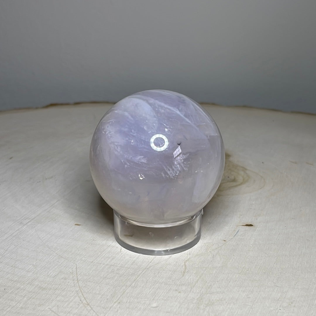 Blue Rose Quartz Spheres